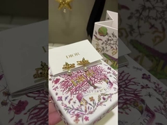 Di*r 2025 nova coleção Alfabeto e pérola com brincos de diamante