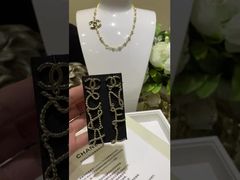 18K Gold Plated High End Fashion Earrings C Letter Long Lasting With Asymmetric Twist Design