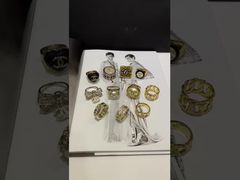 Anel de uso diário tamanho 6-8, antialérgico, anéis de luxo com designs versáteis