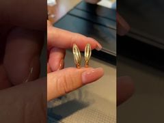 Brincos em prata 925 com artesanato italiano, fecho de dobradiça e argolas em prata esterlina sem chumbo