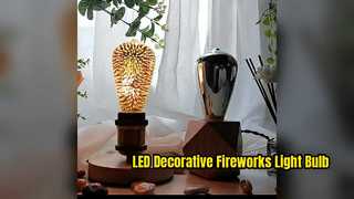 LED Decorative Fireworks Light Bulb